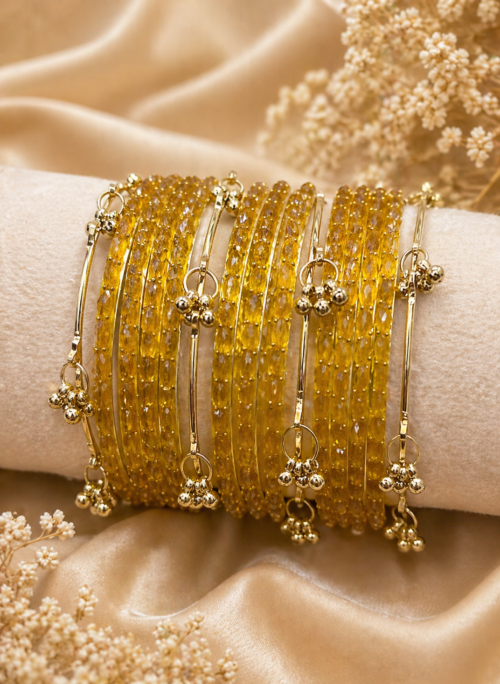 top trending jelly bangles yellow jelly bangles