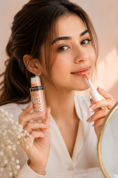 Luxury Nude Baby Pink Hydrating Lip Gloss